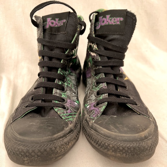 Converse Chuck Taylor All Stars Joker Batman DC Comics High Tops - Picture 5 of 13